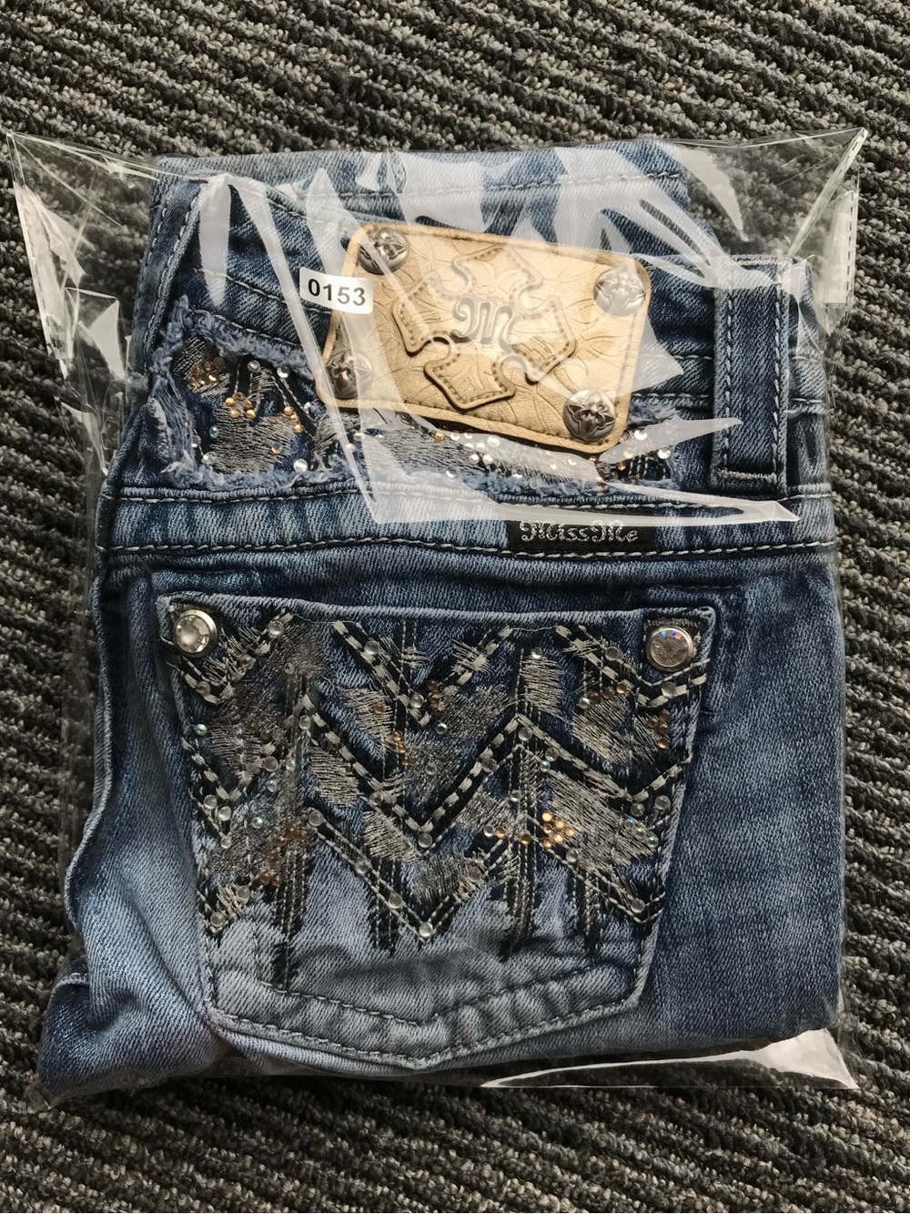 Miss Me Blue Embellished Women's Jeans